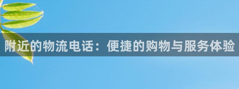 豪门国际充值不到账怎么办：附近的物流